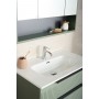 Miriad 70 lower bathroom cabinet green matt