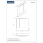 Miriad 80 upper bathroom cabinet grafit supermat