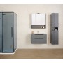 Miriad 80 upper bathroom cabinet grafit supermat