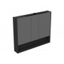 Miriad 100 upper bathroom cabinet grafit supermat