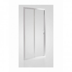 Armal Domino sliding shower door 130x200 Klik white profile