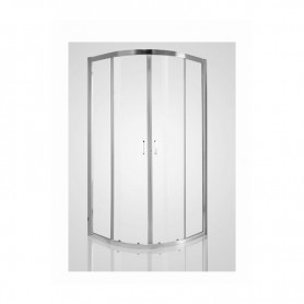 Armal Domino semicircular shower cabin 80 Klik white profile