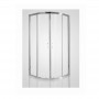 Armal Domino semicircular shower cabin 100 Klik white profile