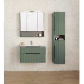 Myriad 60 lower bathroom cabinet green matt