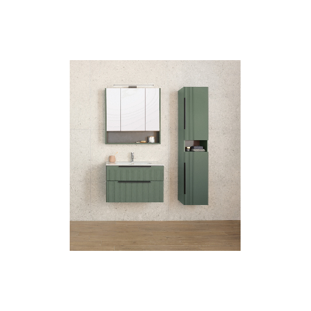 Myriad 60 lower bathroom cabinet green matt