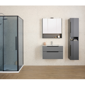 Myriad 60 lower bathroom cabinet graphite supermatt