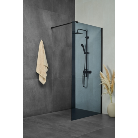 Vetro black 80F nano coating shower glass 80X200cm