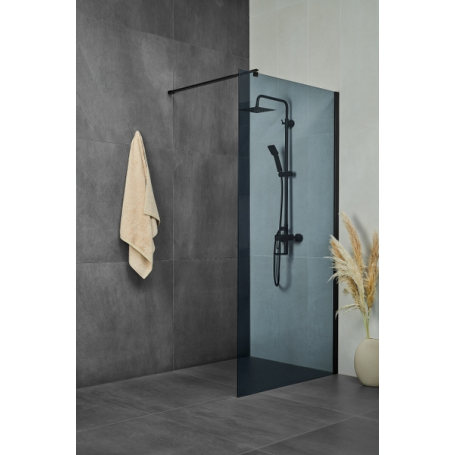 Vetro black 90F nano coating shower glass 90X200cm