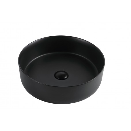 Armal washbasin Art 41x41x12.5 cm built-in on top black matt