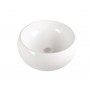 Armal washbasin Art 400x400x155mm, built-in, white gloss