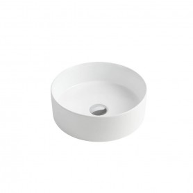 Armal washbasin Art 410x410x125mm, built-in, white gloss