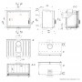 Kamin ugradbeni kaseta SAVEN 80x62 (12,4 kW) ECO