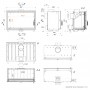 Kamin ugradbeni kaseta SAVEN 90x62 (13,2 kW) ECO