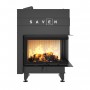 Fireplace insert SAVEN Energy Up 75х50х47R Black (15,1 kW) ECO