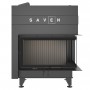 Fireplace insert SAVEN Energy Up 85х50х47R Black (17,0 kW) ECO