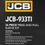 Set of pullers for swingarm bushings and bearings JCB-933T1