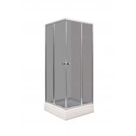 Gray 90KV square shower cabin 90x90x205 cm