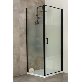 TK Lorca black 90 shower cabin 90x90x195 cm