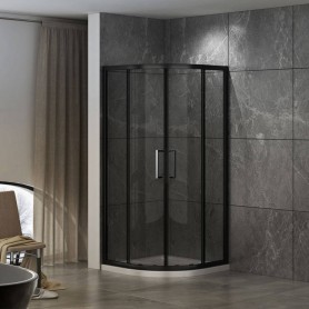 Armal Domino semicircular shower cabin 90 click CP, transparent glass