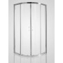 Armal Domino semicircular shower cabin 90 click KP, transparent glass