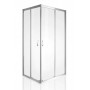 Armal Domino shower cubicle rectangular 80x100 click KP transparent glass