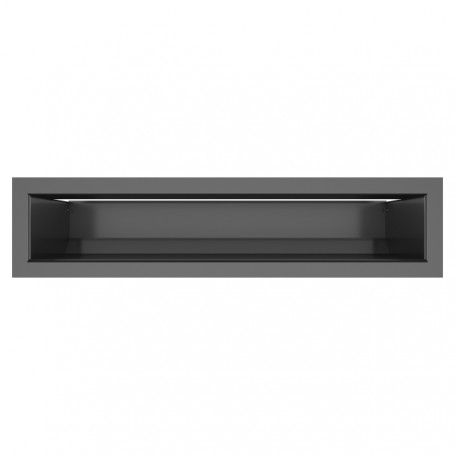 Fireplace ventilation grille SAVEN Loft 90х400 black