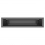 Fireplace ventilation grille SAVEN Loft 90х400 black