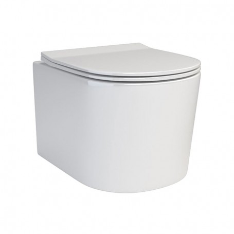 Mars Wc toilet bowl hanging white gloss