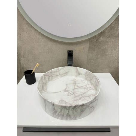 Elena ceramic countertop washbasin 410x410x125 mm