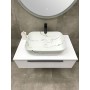 Monica ceramic countertop washbasin 500x400x135 mm