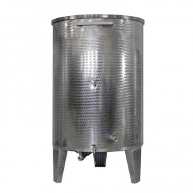 Wine vessel made of stainless steel AISI304 (1.4301) 2000 L- 4 valves