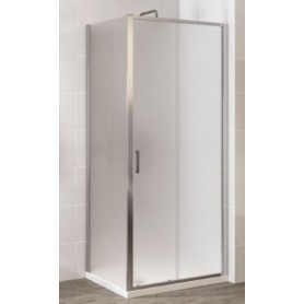 Domino shower cabin D+W wall and sliding two-part door 100x70 cm Click KP