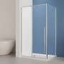 TK Magala 80100 chrome rectangular shower cabin 80x100x195 cm