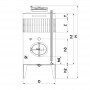 Closed tanks with one cooling jacket 1100L