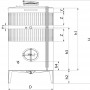 Closed tanks with two cooling jackets 1100L