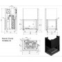Zuzia 16-L/BS/G ugradbeni kamin na drva