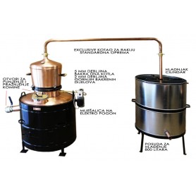 Exclusive distilling pot still 160 liters